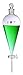 American Educational Bomex Glass Conical Separatory Funnel, 1000mL Capacity