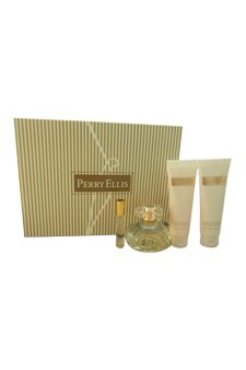 Perry Ellis by Perry Ellis for Women - 4 Pc Gift Set 3.4oz E