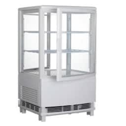 VITRINA NEVERA EXPOSITORA, 4 CARAS DE CRISTAL ...