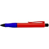 Dimension 9 the Original Super Jumbo Ballpoint Pen, Red with Blue Grip (SJPEN-RB)