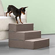 Zinus Easy Pet Stairs/Pet Ramp/Pet Ladder, Sand