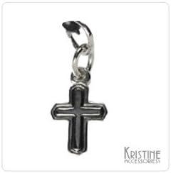 Kristine Accessories Cross Cell Phone Charm