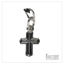 Kristine Accessories Cross Cell Phone Charm