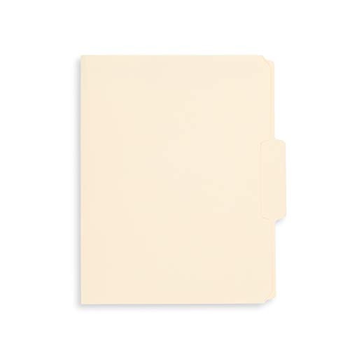 50 Manila Fastener File Folders 1/3 Cut Reinforced Tab Durable 2