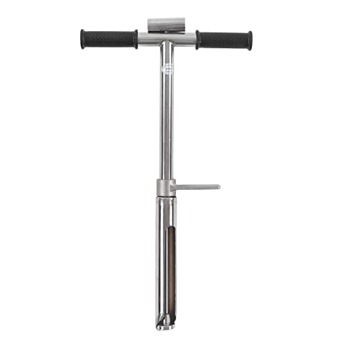 BusoTh Soil Sampler Probe, Stainless Steel Soil Sampler Tool Probe Accurate with Ejector Foot Pedal, T Style Handle Soil Test Kits Soil Probes Efficient for Lawn Garden Farm Plant Care