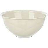 Tribello Large Mixing bowls 5-Quart 169oz - Plastic Salad/Mixing/Serving Bowl 1 pack