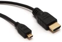 Dragon Trading Micro HDMI to HDMI Cable Compatible with Panasonic Lumix Cameras, Replacement Micro HDMI Lead for GH G, GX, FZ