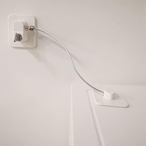 YEYA Upgraded No Drill Furniture Wall Anchors for Baby Proofing, Anti