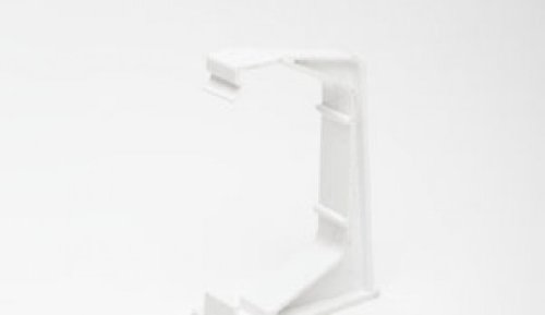 POLYPIPE RS209 White Fascia Bracket for 112mm Square guttering System (Pack of 3)