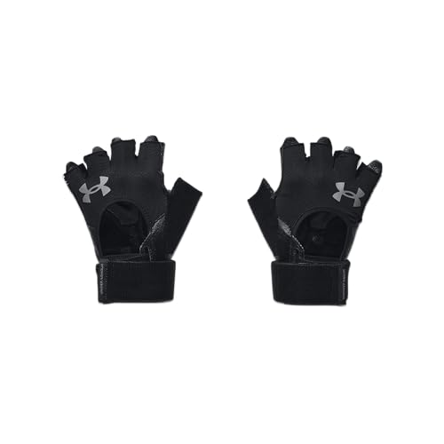 Under Armour M WEIGHTLIFTING GLOVES - Half Finger - Gloves - Black/Black/Pitch Gray - Size: XL