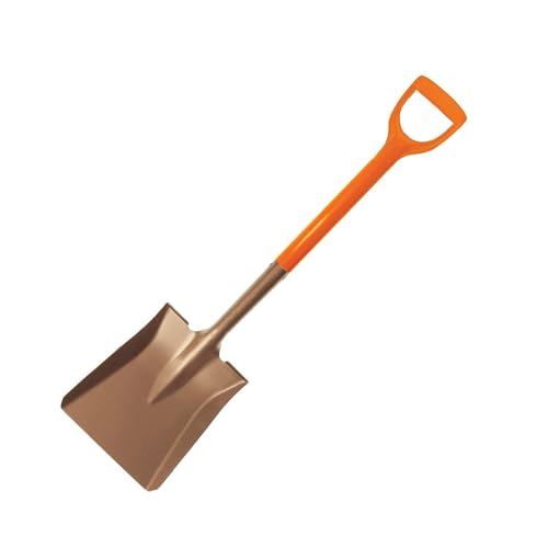 CS Unitec | Non-Sparking Square Shovel | 230 X 270 mm | Nupla D-Handle | Alumin…