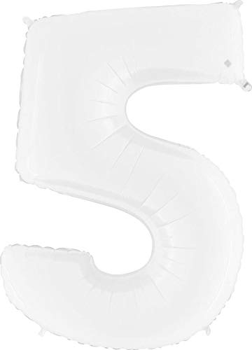 Grabo 935WWH-P Number 5 Shiny White Superloon Single Pack, Length-40 Inch, Colour, One Size