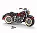 Black & Red Motorcycle Shaped Piggy Bank Home Decor