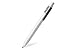 Moleskine Classic Click Ball Pen, White, Fine Point (0.5 MM) Black Ink (Moleskine Non-Paper)