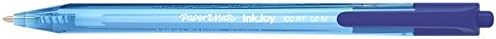 Paper Mate InkJoy 100RT Retractable Ballpoint Pens, Blue, 1 count (Pack of 20) - Image 3
