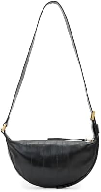 AllSaints Women's MADEA SNAKE XBODY Black One Size: Handbags