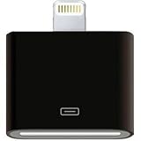 FINCO(TM) 30 pin to 8 pin Charge & Sync Adapter Converter Compatible with iPhone 6, iPhone 5, iPad, iPad Mini, iPod Touch, iPod (Black)