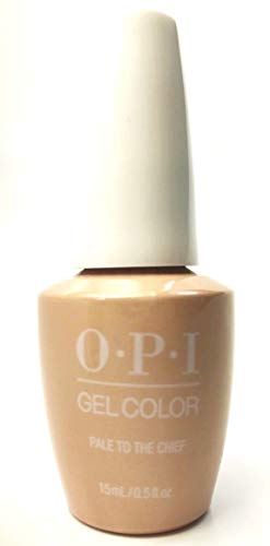 GELCOLOR SOAK OFF GEL NAIL POLISH 0.5 OZ PALE TO THE CHIEF GC W57