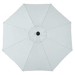 ABCCANOPY Durable Patio Umbrellas 10' Light Gray