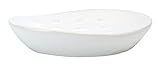 Kiera Grace Cleo Ceramic Soap Dish, Matte White