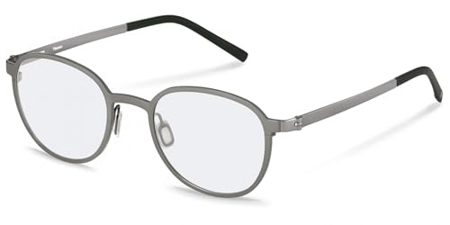 Rodenstock R7169 Occhiali unisex adulto, grigio scuro, nero, REGULAR