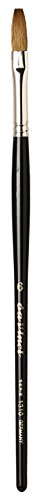 da Vinci Watercolor Series 1310 Maestro Paint Brush, One Stroke Medium Length Kolinsky Red Sable, Size 6