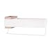 Bathroom Organizers Adhesive Shelf Storage with Towel Bar, Wall Mounted Floating Shelves Corner Suction, Shampoo Shower Caddy Rack, Pink