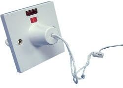 Dencon 45A Ceiling Switch with Neon & Indicator to BSEN 60669 Bubble Packed