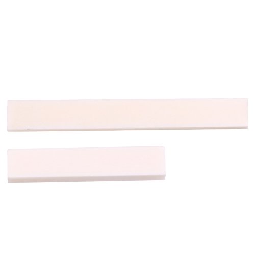 Guitar Saddle Nut, Replacement Parts Bone Saddle Nut Slotted Set