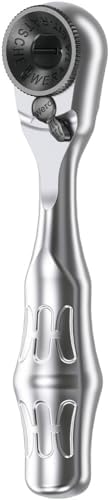 Wera 8001 A Zyklop Mini Ratchet 1/4 in with 1/4 in Socket Adaptor view 10