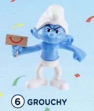 Happy Meal Toys McDonalds - The Smurfs 2 2013 Grouchy #6