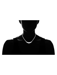 Barzel - Collar chapado en oro blanco con ópalo de fuego, base chapada en oro blanco, US_JWEY_B07CXXW7B6