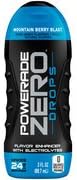 POWERADE ZERO Mountain Berry Blast Flavor Enhancer Drops with Electrolytes, 3 fl oz(Case of 2)