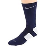 Nike Unisex Nike Elite Basketball Crew 1-Pair Pack Midnight Navy/White/(White) XL (Men's Shoe 12-15)