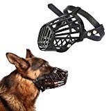 elegantstunning Maulkorb Einstellbare Korb Abdeckung für Hundetraining Rinde Biss Kauen Kontrolle