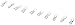 SYLVANIA 74 Basic Miniature Bulb, (Contains 10 Bulbs) (74.TP)