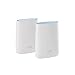 NETGEAR Orbi Tri-band Whole Home Mesh WiFi System with 3Gbps Speed (RBK50) - Router & Extender replacement covers up to 5,000 sq. ft., 2-pack includes 1 router & 1 satellite White