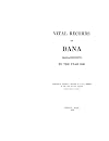 Vital Records of Dana, Massachusetts to the Year 1850
