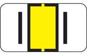Jeter Alpha Ring Book Replacement Page (5 Pages 120 Labels) (Letter I-Yellow)