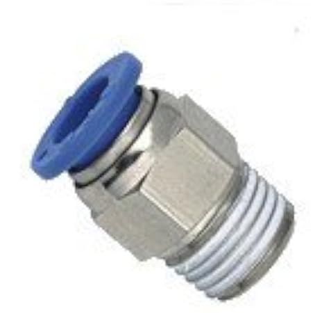 Push To Connect Straight Male Fitting 10 Mm Od 1 4 Npt Thread Other Products Amazon Com Industrial Scientific