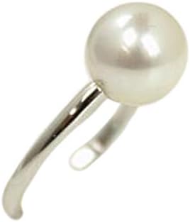 あこや真珠 パール 指輪 リング アコヤ真珠 9ｍｍ 9 5ｍｍ ナチュラルグレーカラー 真多麻 鑑別書付き 真珠科学研究所 No1