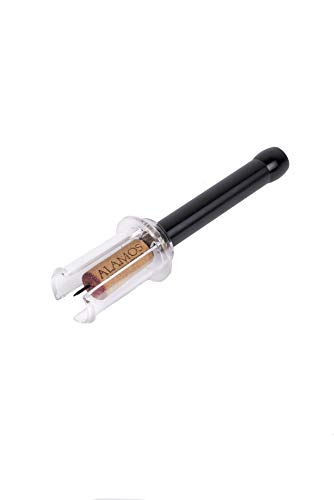 Respire Premium Air Pressure Pump Wine Bottle Opener Set, (Black)