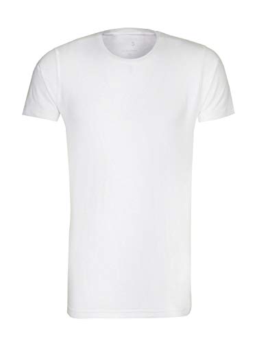 T-shirt Seidensticker homme - coupe classique - uni - col rond - manches courtes - stretch