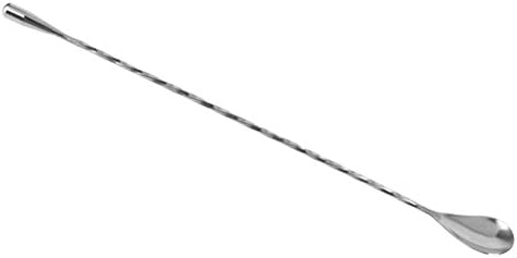 12 inch Stainless Steel Spiral Pattern Cocktail Mixing Spoon