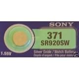 Sony 371 SR921SW Single Silver Oxide Battery