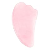 Jovivi Natural Rose Quartz Stone Gua Sha Scraping