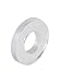 uxcell Rubber Flat Washer 19mm OD 9mm ID 2.5mm Thickness Sealing Gasket for Faucet Pipe Water Hose, Clear, Pack of 10