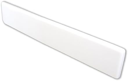 Imperial VR101SPW Right Hand Side Splash for Bathroom Vanity Top, Solid White Gloss Finish, 19-Inch