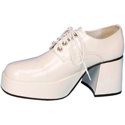 Platform White Pat Shoe Men