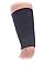 FitPro Compression Thigh Support Sleeve, Medium, Amazon Exclusive Brand, Black